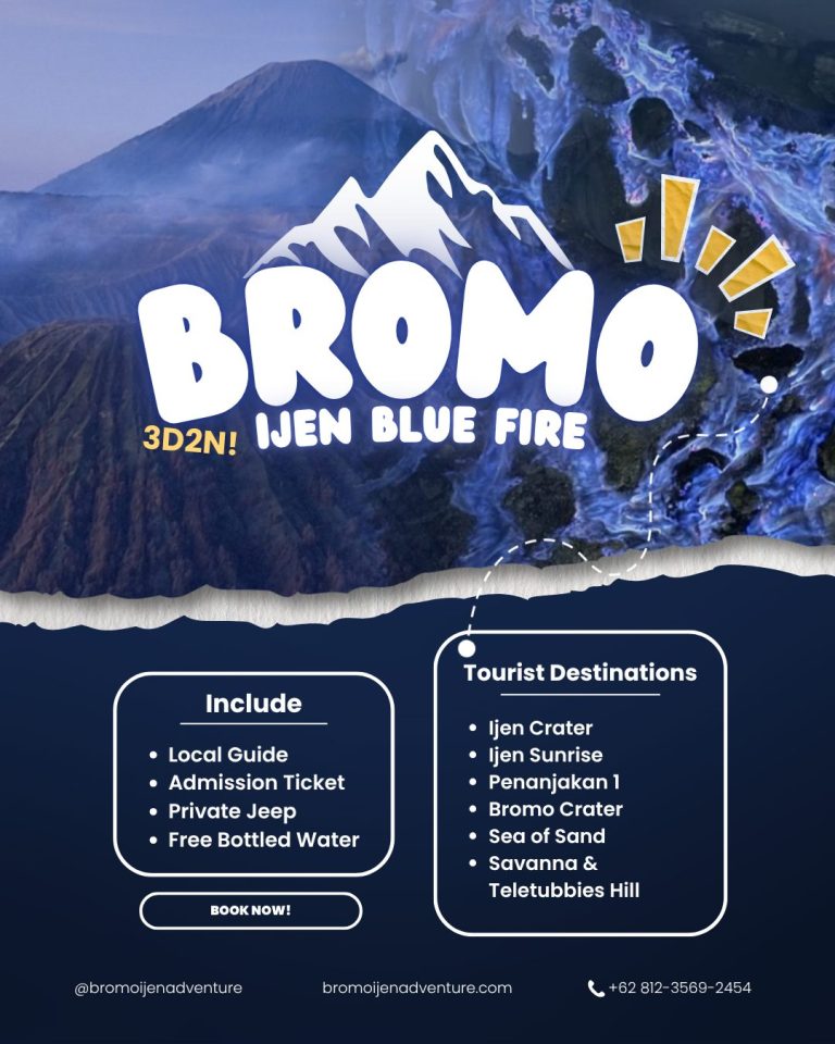 3D2N Bromo, Ijen Tours